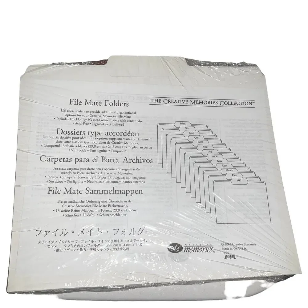 Creative Memories File Mate Folders